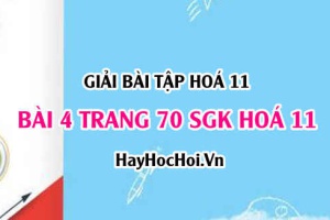 Giải bài 4 trang 70 SGK Hoá 11: Tính chất hoá học, tính chất vật lí của Cacbon (C), điều chế và ứng dụng Cacbon